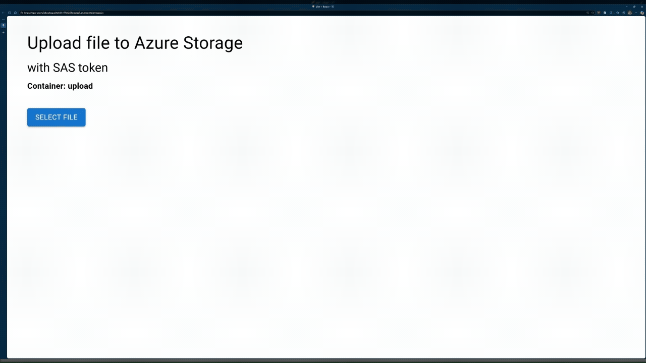 Screenshot einer Web-App mit dem Titel 