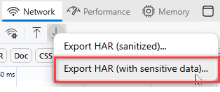 Screenshot zeigt die hervorgehobene Auswahl 