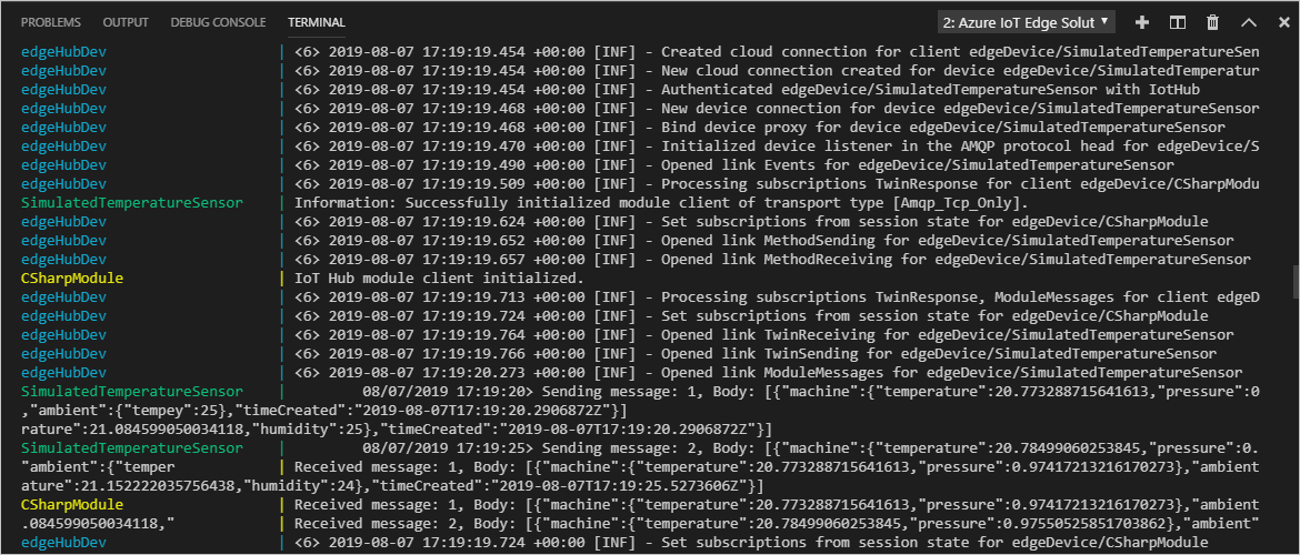 Screenshot der Beobachtungsvariablen