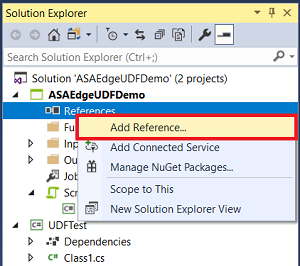 Hinzufügen eines Verweises auf ein C#-Projekt in Visual Studio