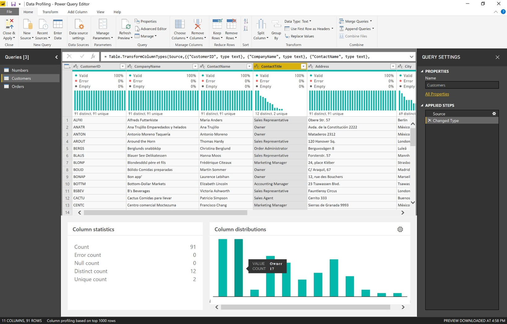 Datenprofilerstellung – Bild Datenprofilerstellung – Bild