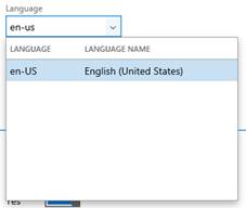 Lookup Basic form.