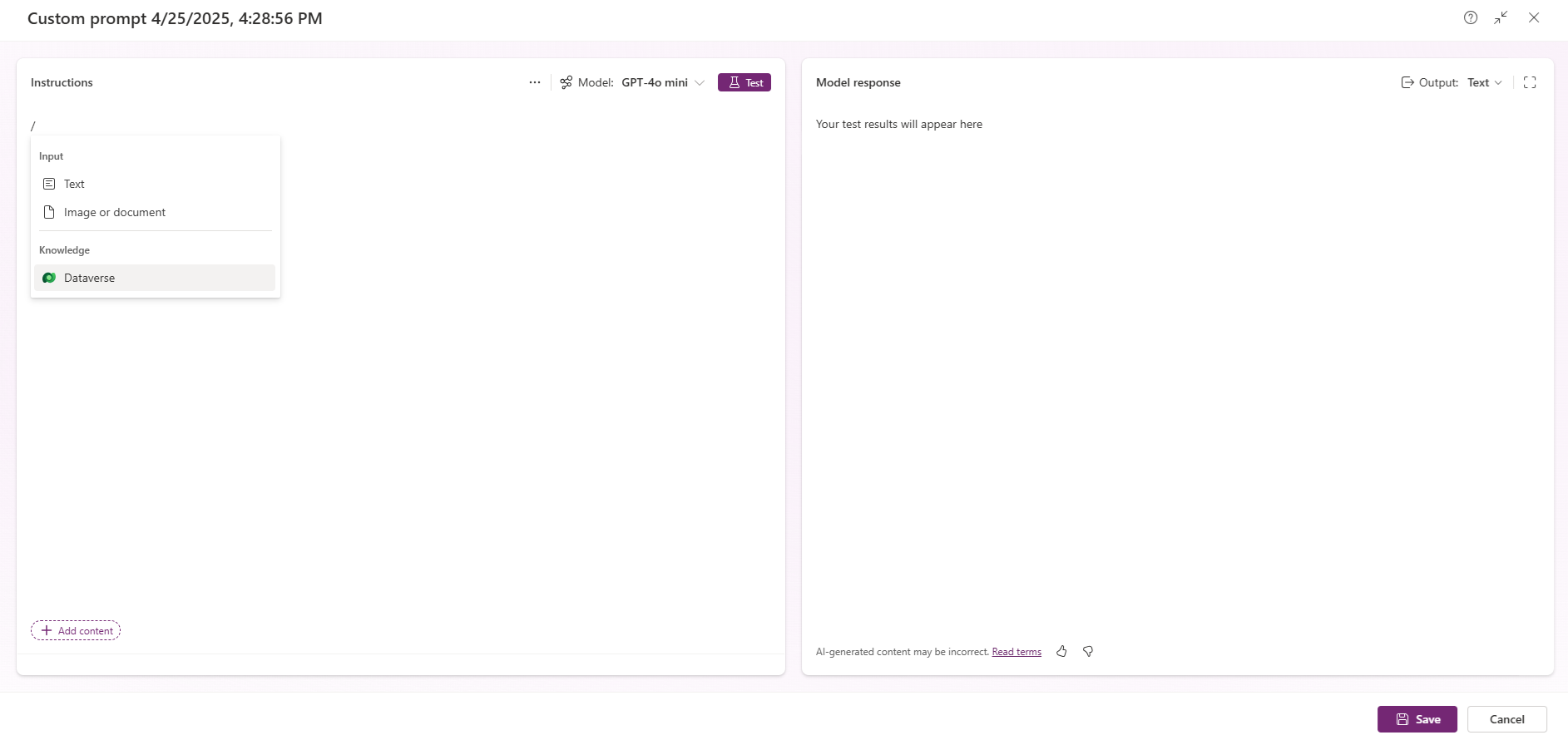 Screenshot der Auswahl einer Datenquelle