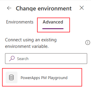 Externe Umgebungsvariable für Dataverse.