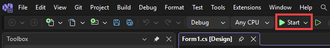 Screenshot der Schaltfläche 