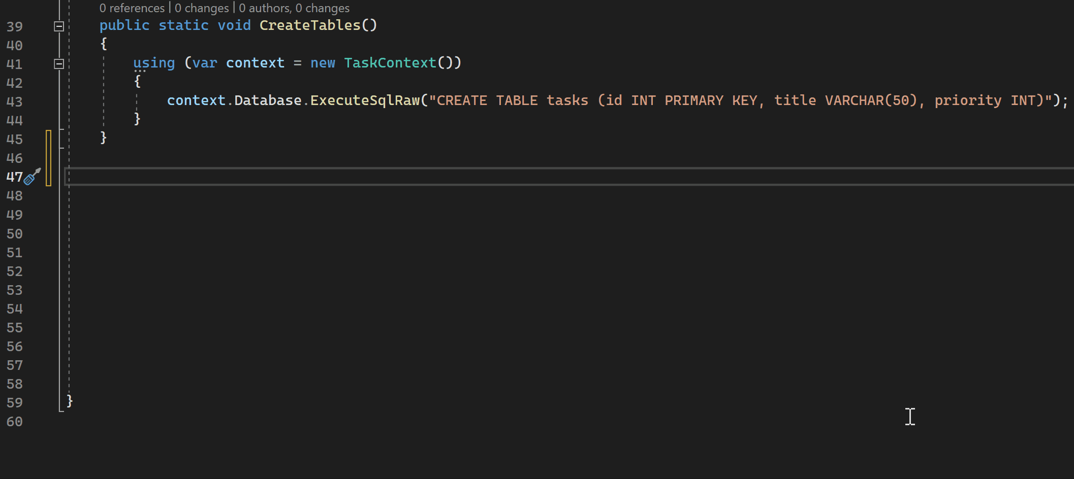 Animierter Screenshot mit Codevervollständigen-Funktionen von GitHub Copilot.