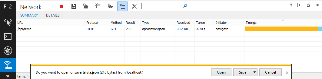 Retrieving the next question data through Web API Retrieving the next question data through Web API