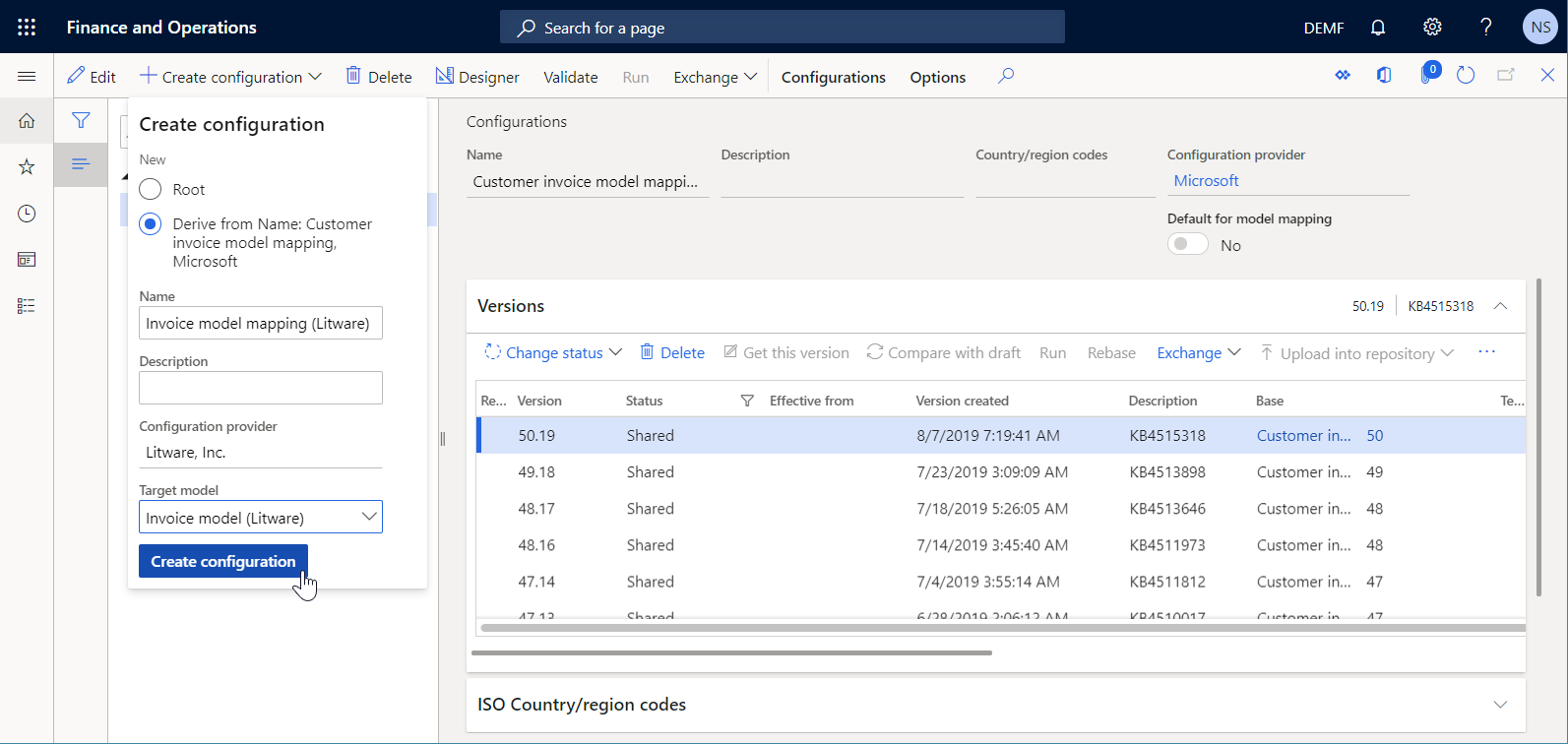 Screenshot of adding a custom model mapping configuration on the Configurations page.