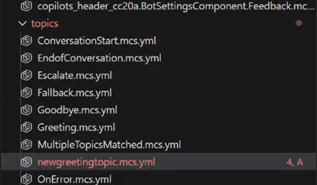 Screenshot of changes being visible in different color in Visual Studio Code.