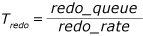Screenshot of Availability groups redo time calculation.