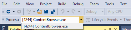 DBG_Execution_SwitchBetweenModules Switch between processes