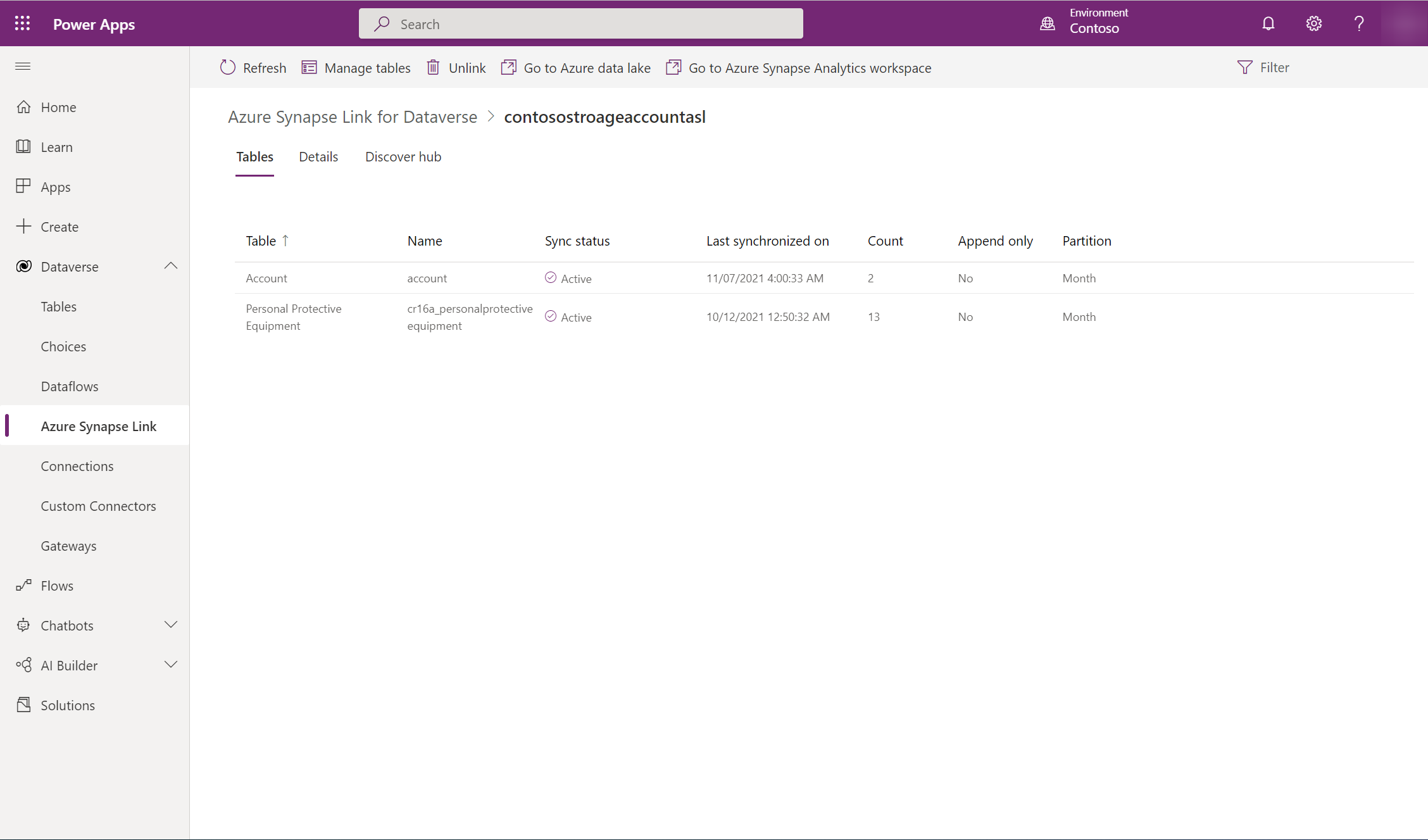 Monitorare un Azure Collegamento a Synapse