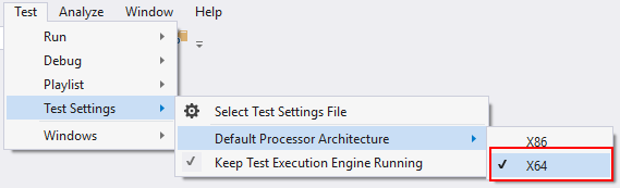 Azure Data Lake U-SQL SDK Configurare l'ambiente di test x64