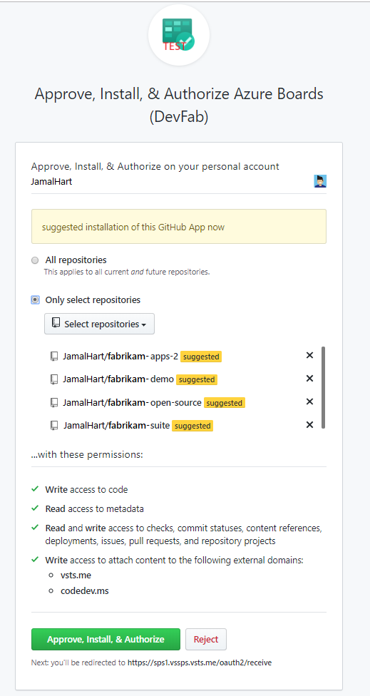 GitHubリポジトリの確認を示すスクリーンショット