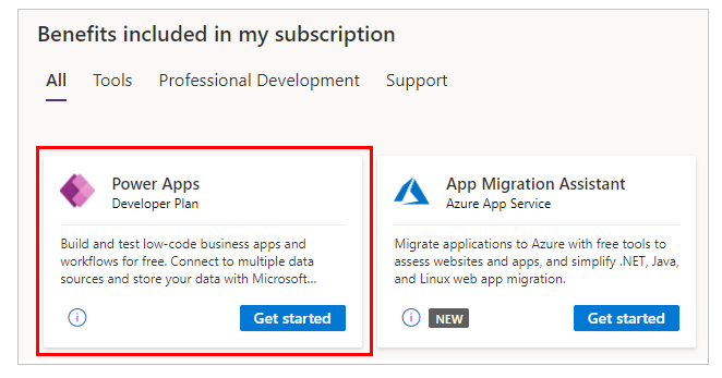 Visual Studio での Power Apps 開発者プラン Visual Studio での Power Apps 開発者プラン。